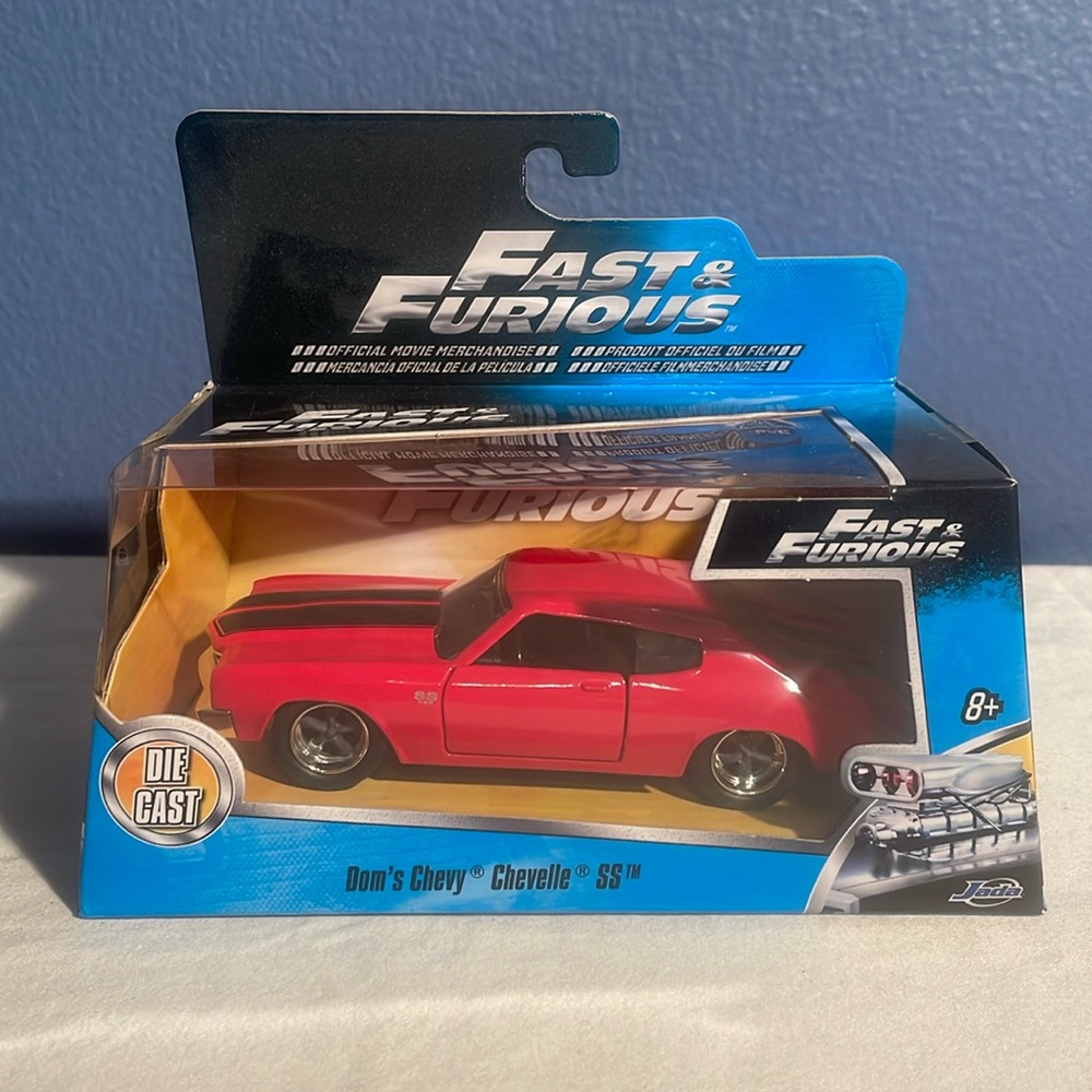 Jada Fast & Furious Die Cast Dom’s Chevy Chevelle “SS”